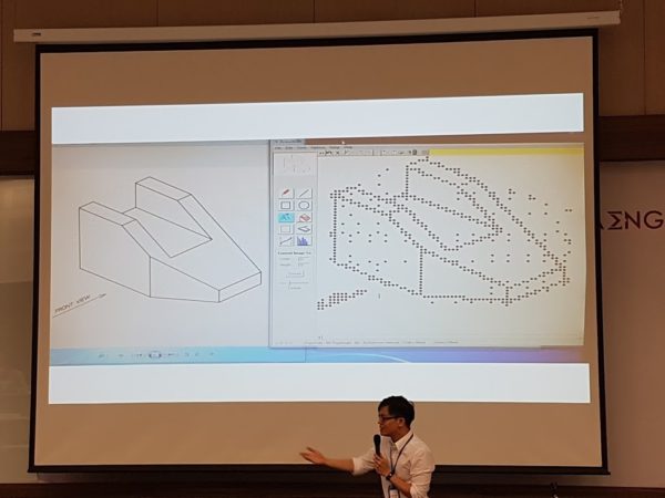 ตัวอย่างภาพจากวิชา Drawing ที่ยังคงมีปัญหาในการแปลงเป็นสื่อการเรียนการสอน