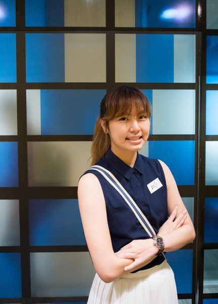 นางสาวดลยา รัตนแสงสกุลไทย นิสิตชั้นปีที่ 3 คณะวิศวกรรมศาสตร์ จุฬาลงกรณ์มหาวิทยาลัย