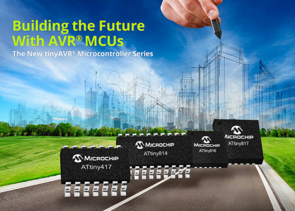 TinyAVR ไมโครคอนโทรลเลอร์ซีรีส์ใหม่จากไมโครชิป