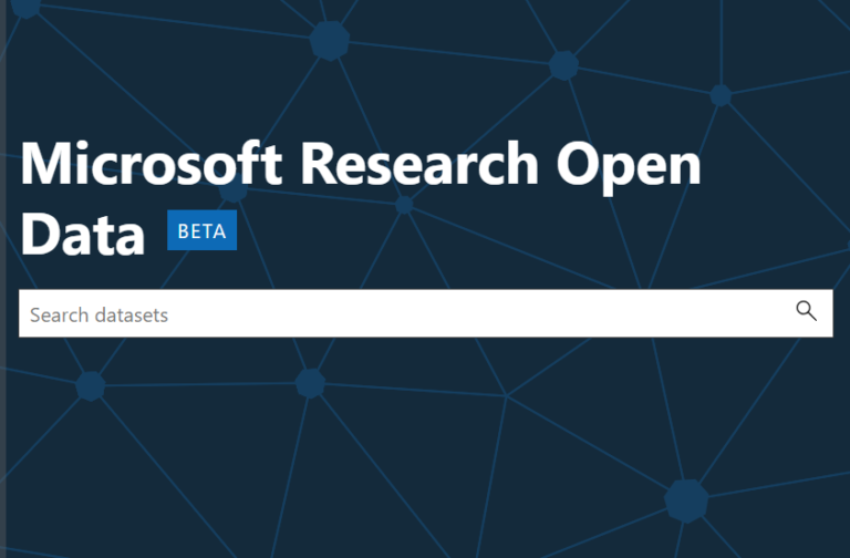 เปิดตัว Microsoft Research Open Data แจกฟรี Dataset ผ่าน Cloud