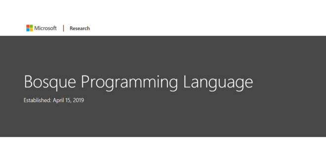 Microsoft เปิดตัวภาษา Bosque เขียนโปรแกรมแบบไม่มี Loop ได้แรงบันดาลใจ ...