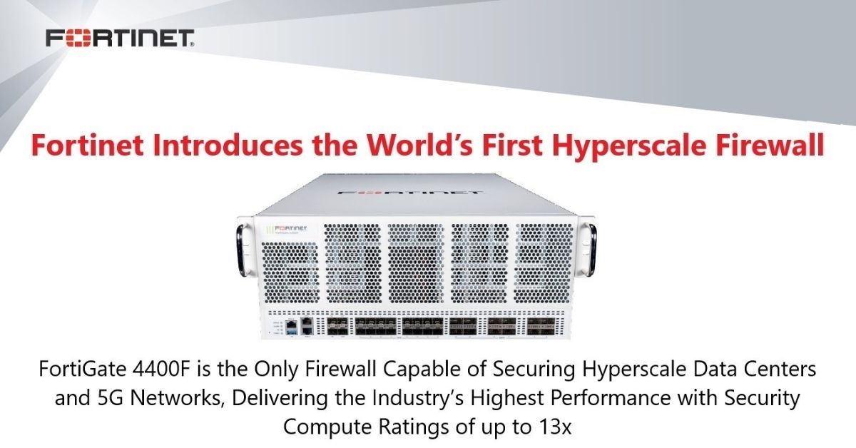 [Guest Post] ฟอร์ติเน็ต เปิดตัว FortiGate 4400F เป็น Hyperscale ...