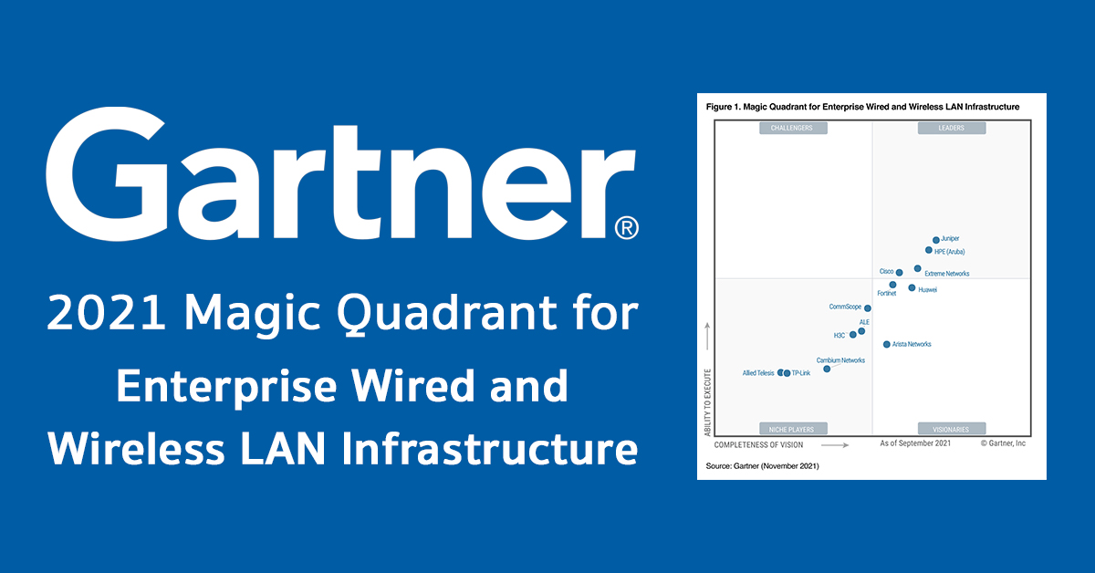 Gartner ออก Magic Quadrant ด้าน Enterprise Wired and Wireless LAN