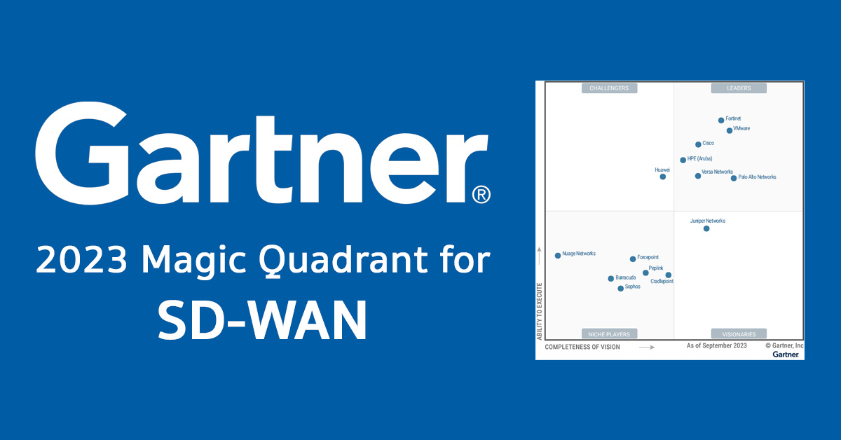 Gartner ออกรายงาน Magic Quadrant ด้าน SDWAN ปี 2023 VMware