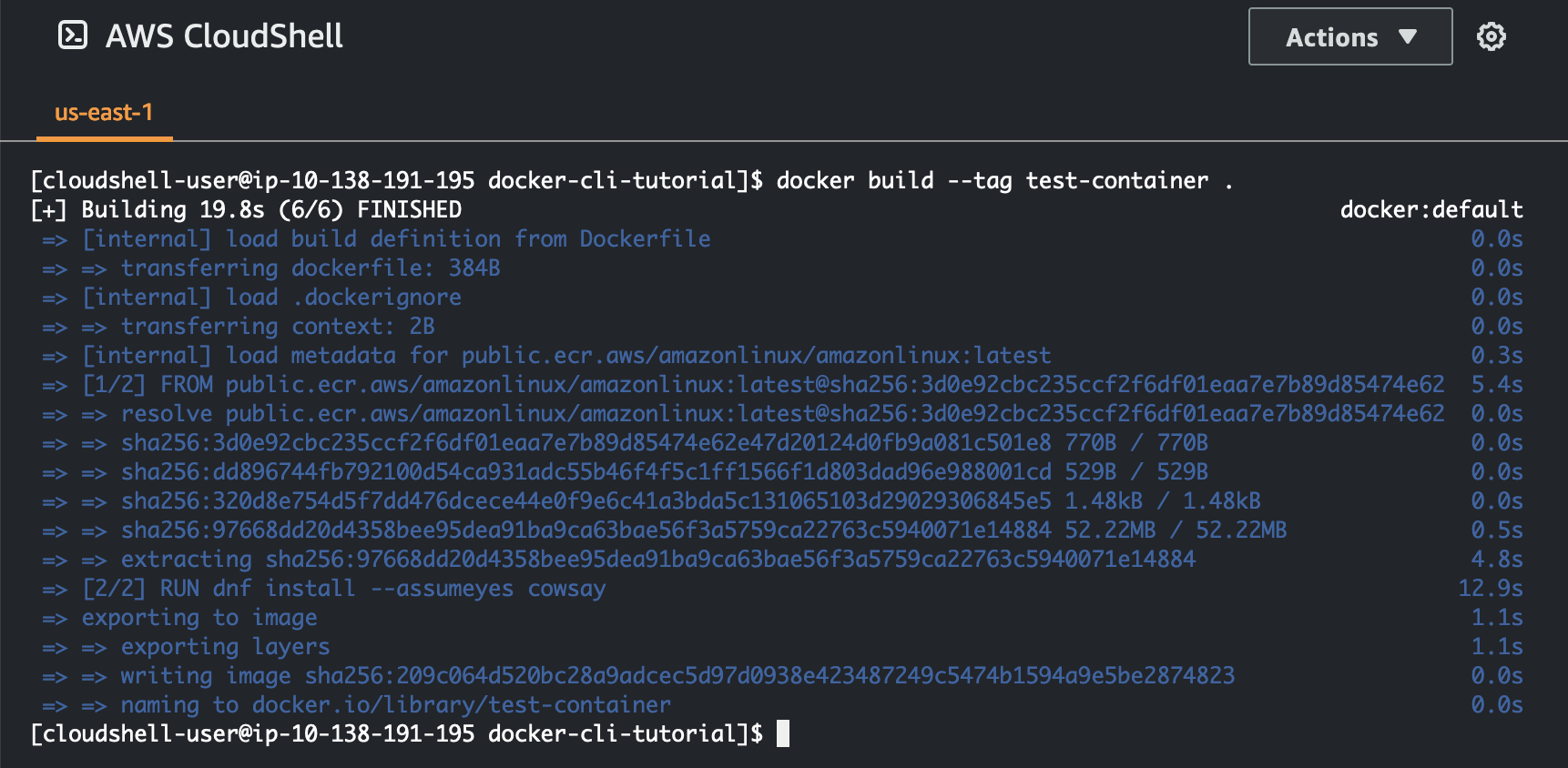 AWS CloudShell มี Docker Engine แล้วในหลาย Regions – TechTalkThai
