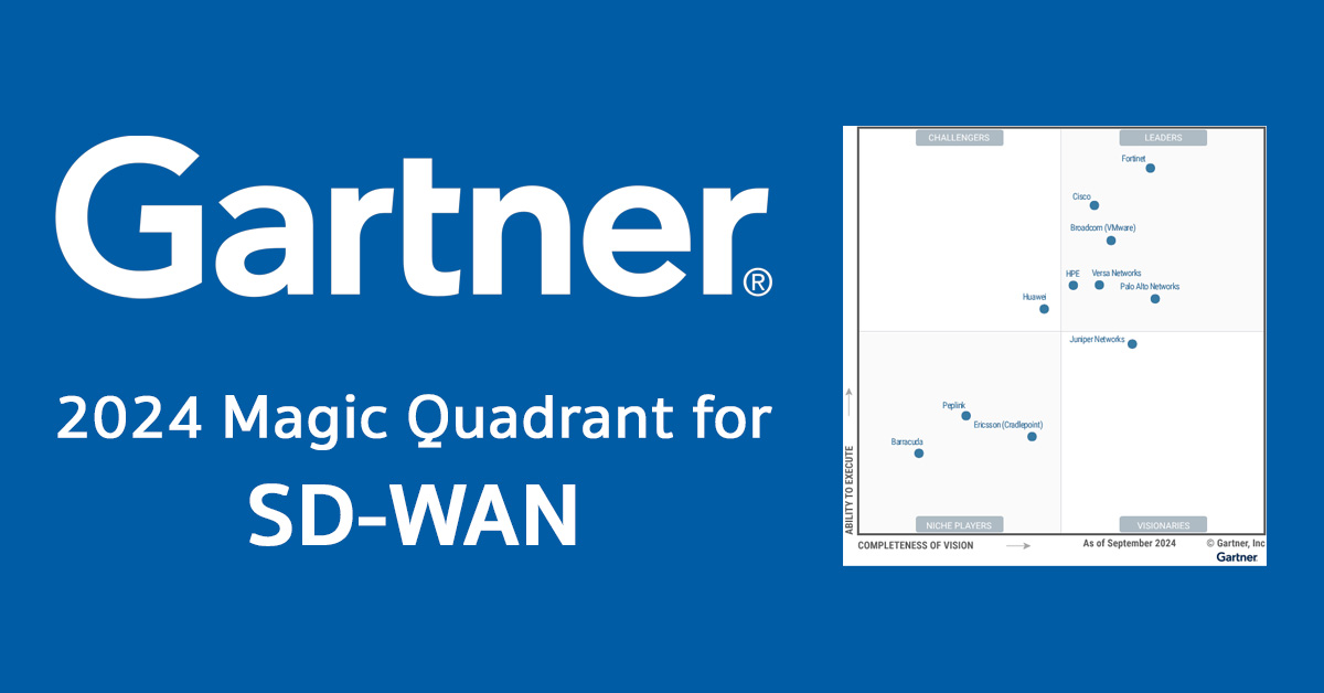 Gartner ออกรายงาน Magic Quadrant ด้าน SDWAN ปี 2024 Cisco