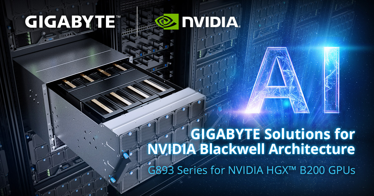 GIGABYTE ขยายพอร์ต Accelerated Computing ด้วยเซิร์ฟเวอร์ใหม่ที่ใช้